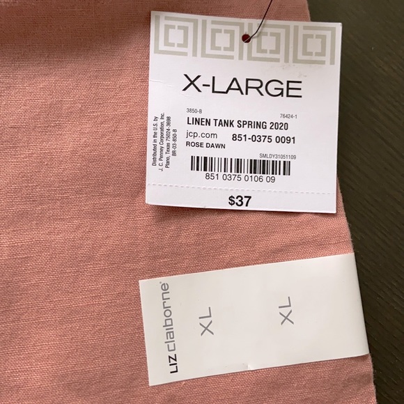 LINEN-COTTON TANK TOP - Picture 7 of 9